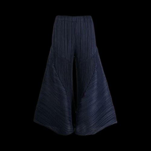Pleats Please Issey Miyake Thicker Bottom Pants 'Navy'