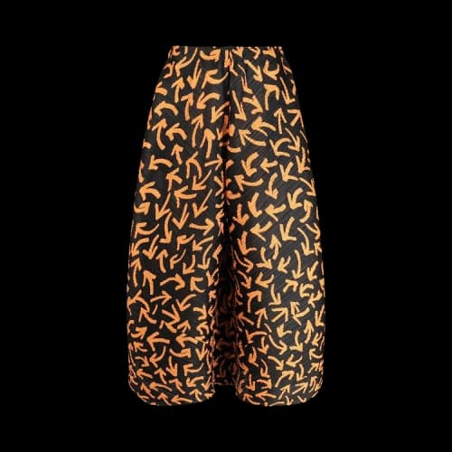 Pleats Please Issey Miyake Pleats Please Freeway Wide Leg Arrow Pants 'Black'