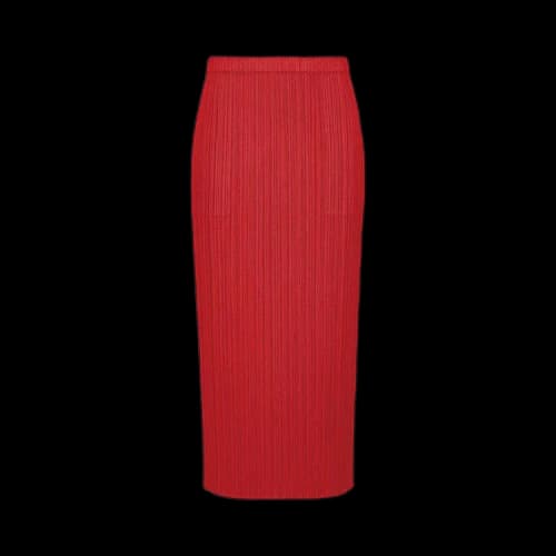 Pleats Please Issey Miyake New Colorful Basics 3 Skirt 'Red'
