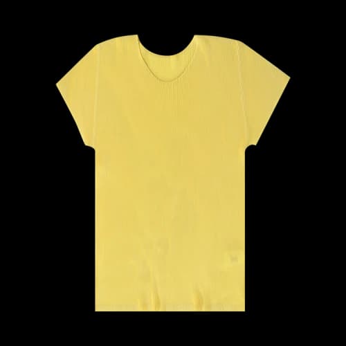 Pleats Please Issey Miyake Mist April Shirt 'Yellow'