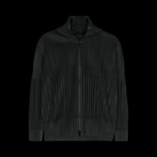 Pleats Please Issey Miyake Fluffy Basics Blouson 'Black'