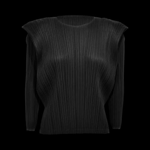 Pleats Please Issey Miyake MC September Shirt 'Black'