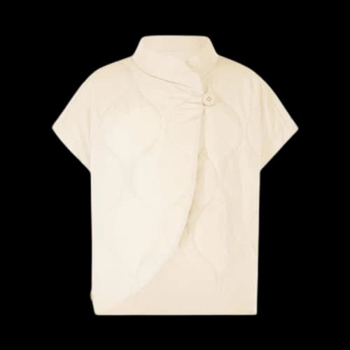 Pleats Please Issey Miyake Asteroid Coat 'Off White'