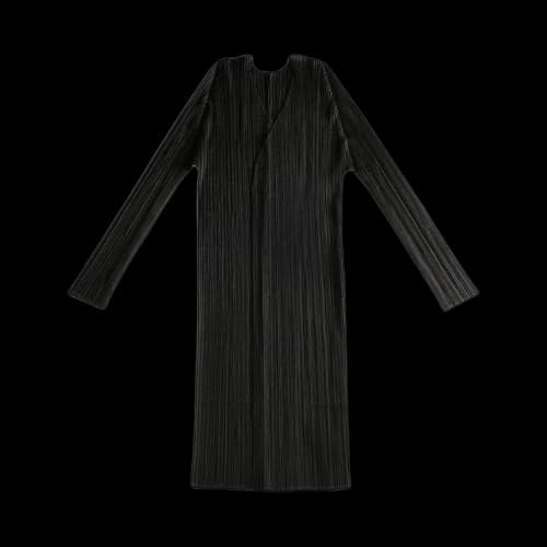 Pleats Please Issey Miyake Basics Coat 'Black'