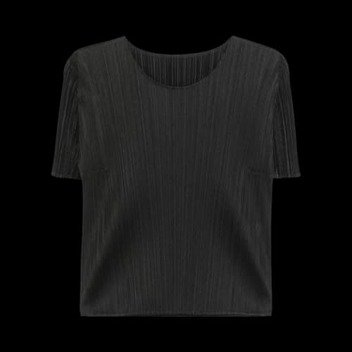 Pleats Please Issey Miyake Basics Shirt 'Black'