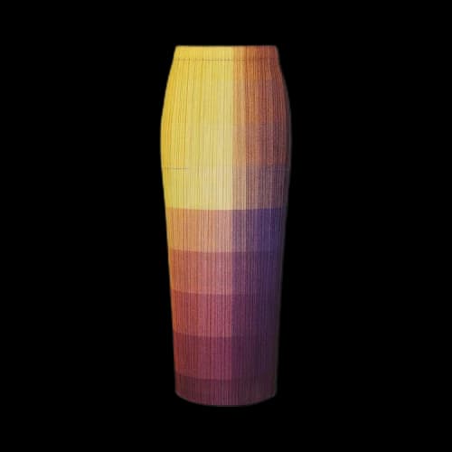 Pleats Please Issey Miyake Photon Skirt 'Yellow'