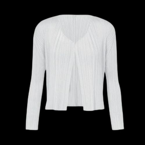 Pleats Please Issey Miyake Basics Cardigan 'Grey'