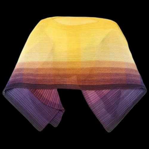 Pleats Please Issey Miyake Photon Madame-T Stole 'Yellow'
