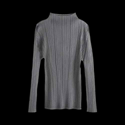 Pleats Please Issey Miyake Basics May Shirt 'Grey'