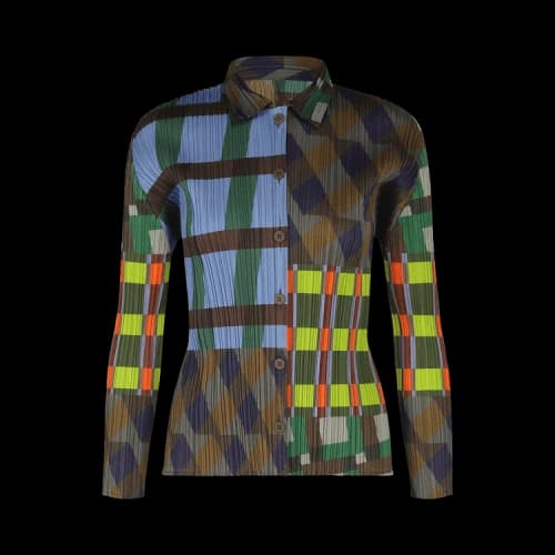 Pleats Please Issey Miyake Harmony Shirt 'Blue'