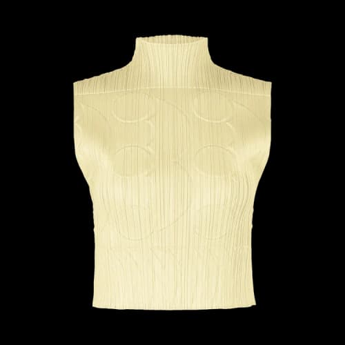 Pleats Please Issey Miyake Tune Shirt 'Ivory'