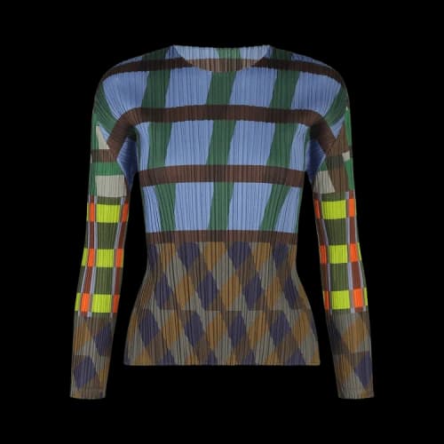 Pleats Please Issey Miyake Harmony Shirt 'Blue'