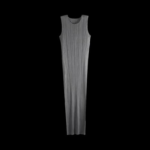 Pleats Please Issey Miyake Basics Dress 'Grey'