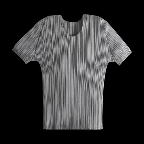 Pleats Please Issey Miyake Basics Shirt 'Grey'