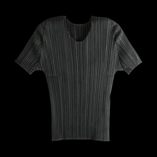 Pleats Please Issey Miyake Basics Shirt 'Black'