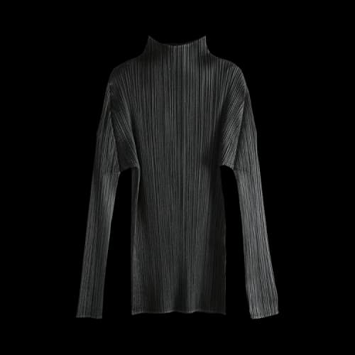 Pleats Please Issey Miyake Basics Shirt 'Black'