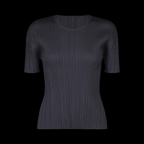 Pleats Please Issey Miyake New Colorful Basics Shirt 'Navy'