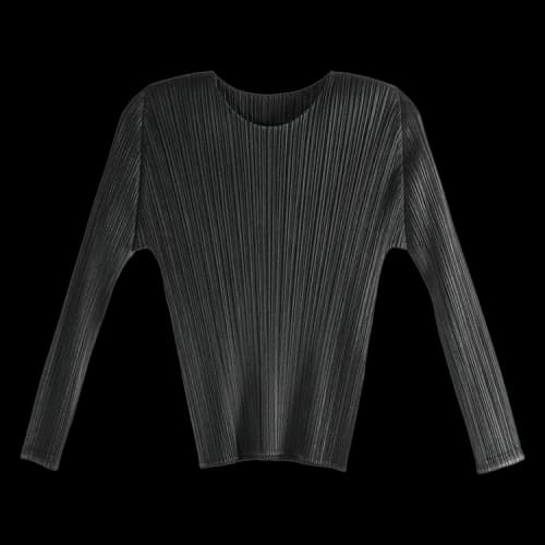 Pleats Please Issey Miyake Monthly Colors February Shirt 'Grey'