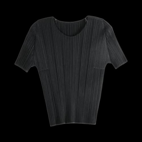 Pleats Please Issey Miyake Basics Shirt 'Black'