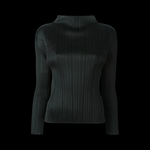Pleats Please Issey Miyake Monthly Colors July Shirt 'Black'
