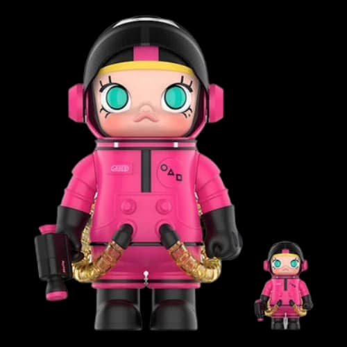 Pop Mart Mega Space Molly Squid Game Masked Soldier 100% & 400% Set