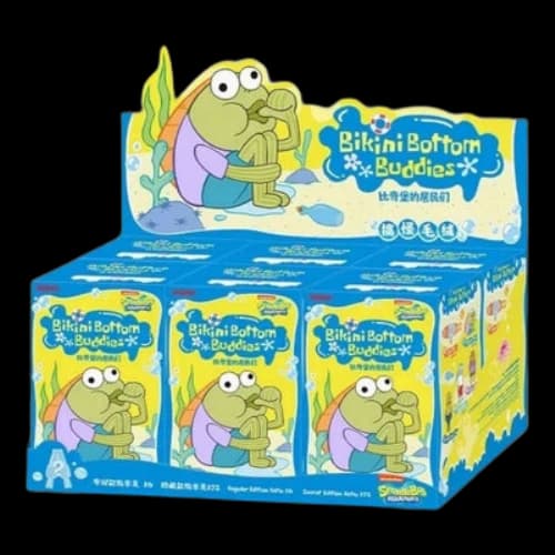 Pop Mart x Bikini Bottom Buddies Plush Sealed Case (6 Blind Boxes)