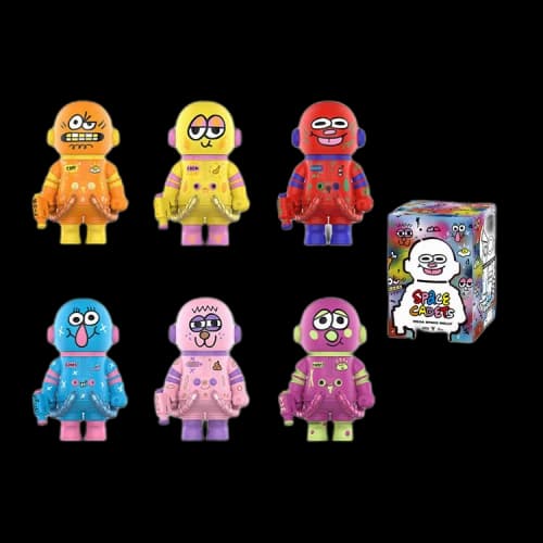 Pop Mart Mega Space Molly 400% Jon Burgerman Space Cadets Sealed Cases (6 Blind Boxes)
