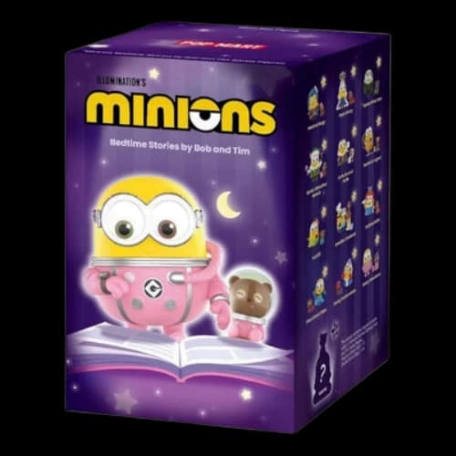 Pop Mart Minions Bedtime Stories by Bob and Tim Figures Sealed Case (1 Blind Box)