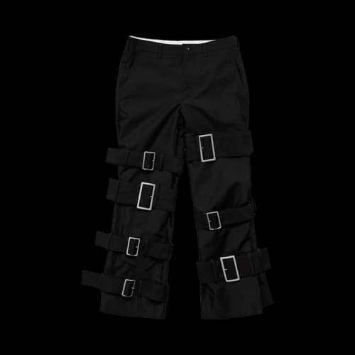 Comme des Garçons Homme Plus Plus Trousers With Buckles 'Black'