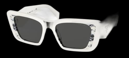 Prada Cat Eye Sunglasses White (PR08YS-02V5S0-51)