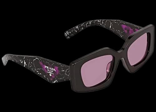 Prada Rectangle Sunglasses Black (PR15YSF-1AB07O-52)