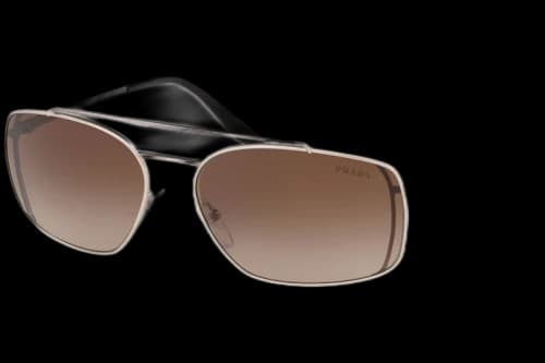 Prada Rectangle Sunglasses Silver (PR64VS-1AP6S1-62)