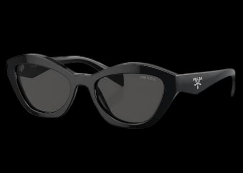 Prada Butterfly Sunglasses Black/Dark Grey (PRA02S)