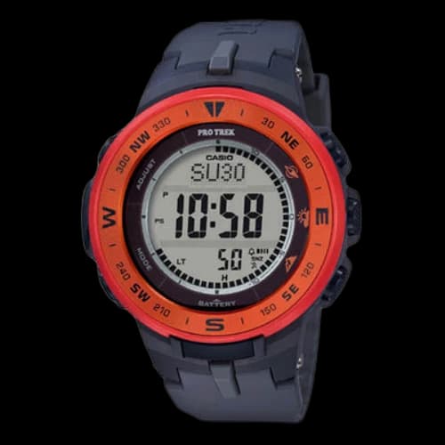 CASIO pro trek Watch Navy Blue Mens Digital