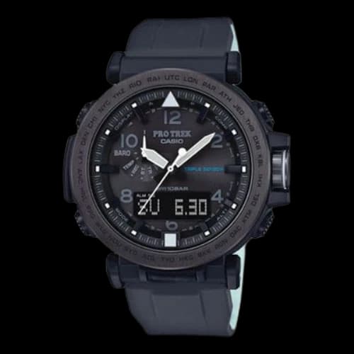 CASIO Waterproof Sports Solar Powered Quartz Shockproof Mens Black Analog/Digital Combo