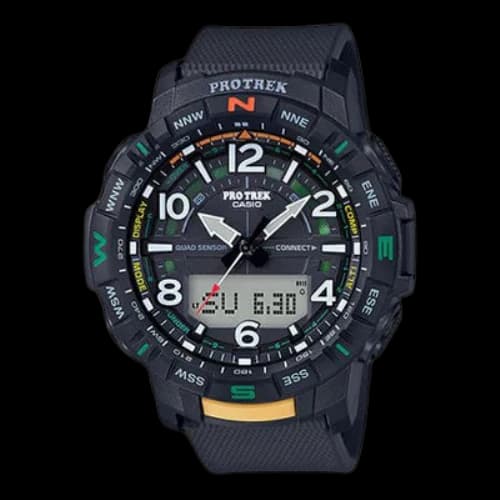 CASIO PRO TREK Waterproof Shockproof Sports Precise Time PRTB50-1 Watch Mens Analog