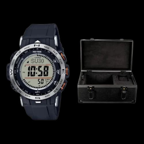 CASIO Sports Solar Powered Mens Black Digital