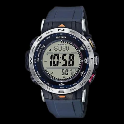 CASIO PRO TREK Multifunctional Outdoor Men Sports Solar Powered Mens Blue Digital