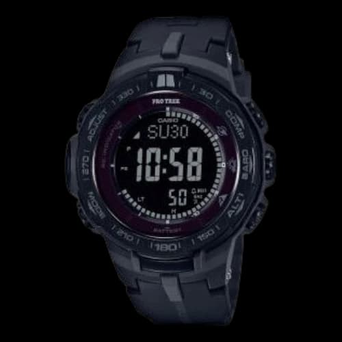 CASIO Solar Powered Sports Mens Black Digital