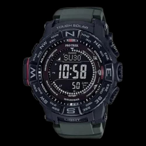 Casio Pro Trek Waterproof Digital Watch 'Black'
