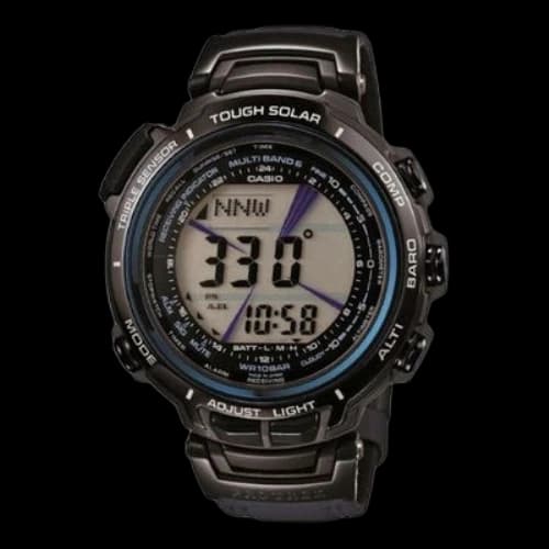 CASIO PRO-TERK Blue mountaineering Blue Watch Sapphire Crystal Mens
