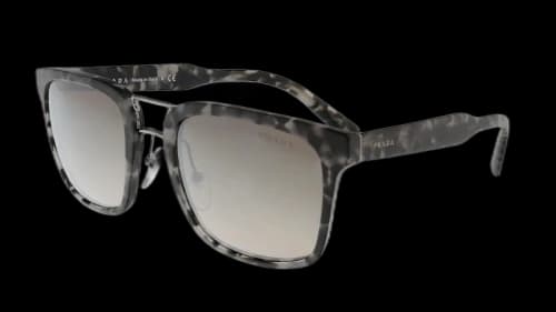 Prada Square Sunglasses Grey Havana (PR 14TS VH34P0)