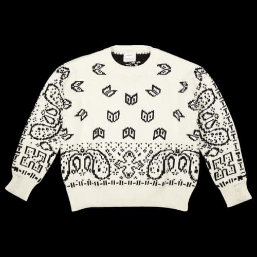 Rhude Lounge Sweater 'White/Black'
