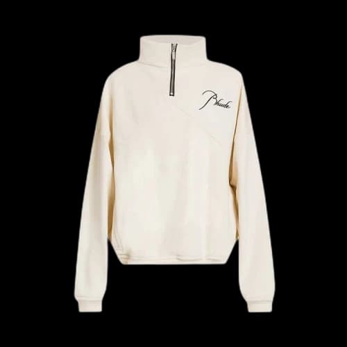 Rhude Quarter Zip 'Creme'