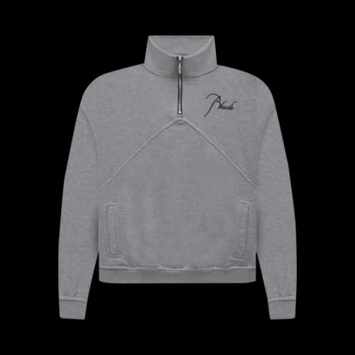 Rhude Quarter Zip 'Heather Grey'