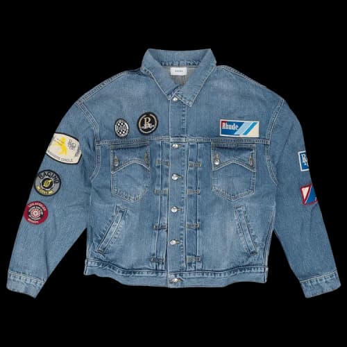 Rhude Patch Denim Jacket 'Blue'