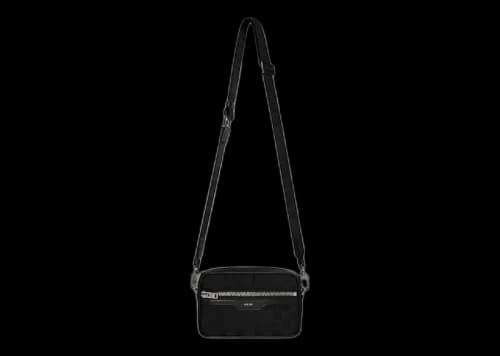 AMIRI Old English Jacquard Camera Case Black