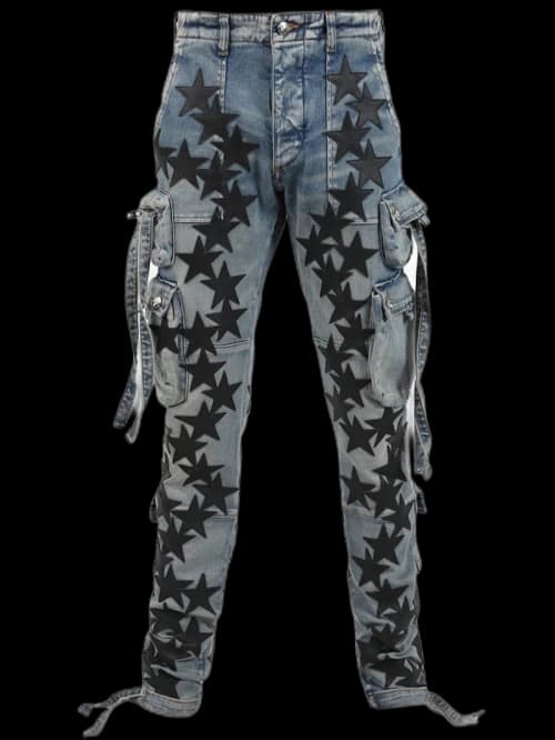 AMIRI Chemist Star Tactical Jeans Clay Indigo