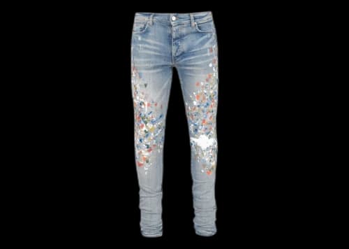 AMIRI Skinny Painter Jeans Indigo Blue