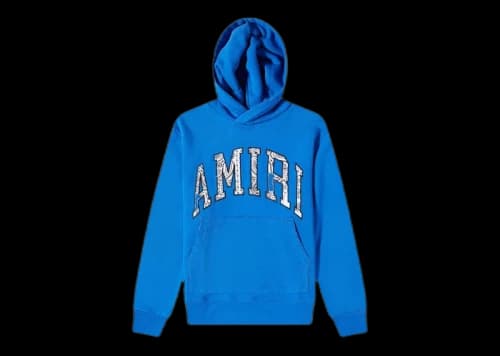 AMIRI Bandana Applique Hoodie Blue
